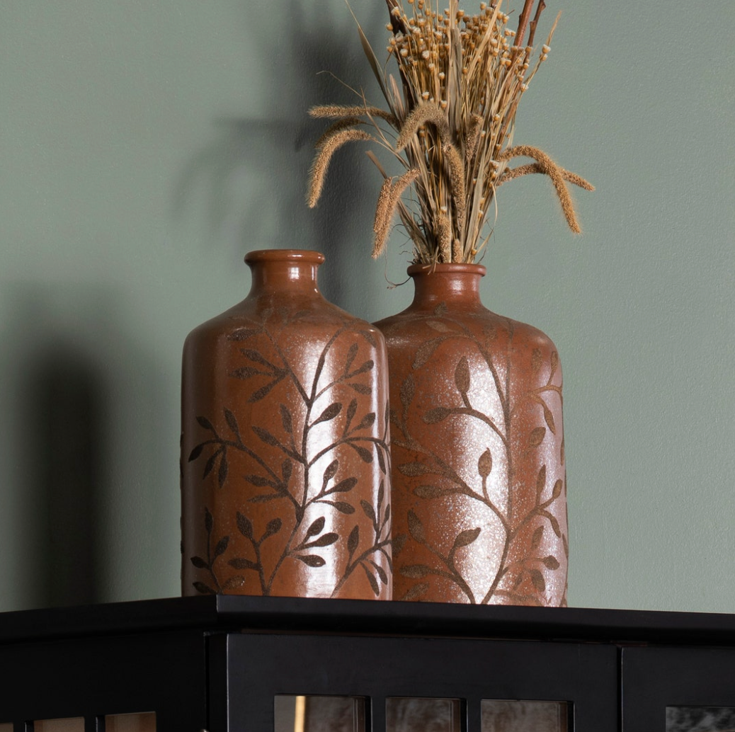12"Austin Painted Vase