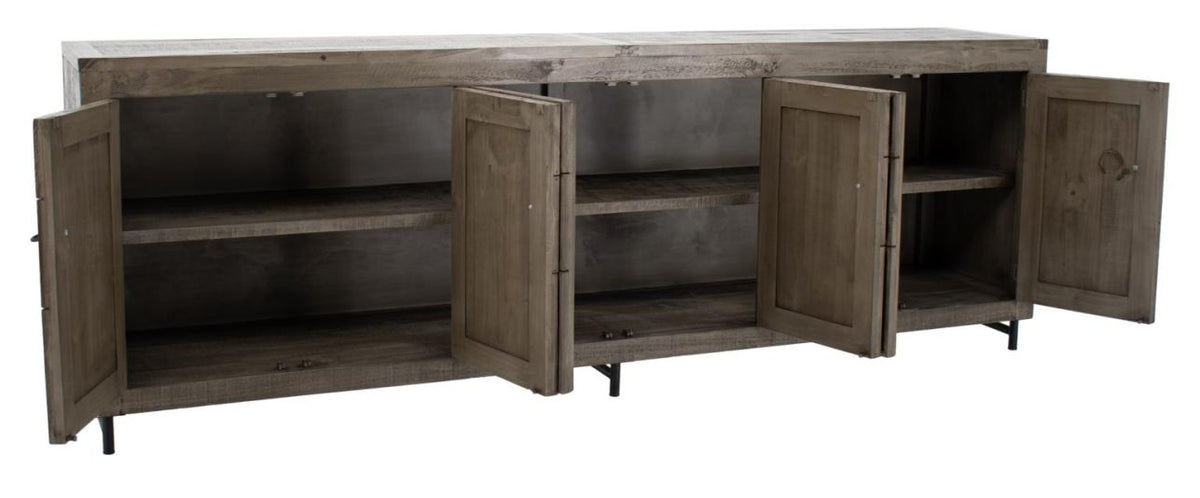 Dolly 6 Door Console - Granite - SPN