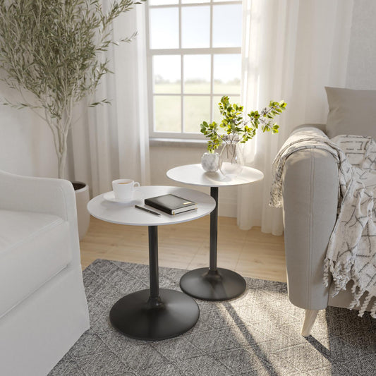 Camille Nesting Table S/2 - Gunmetal - JFN