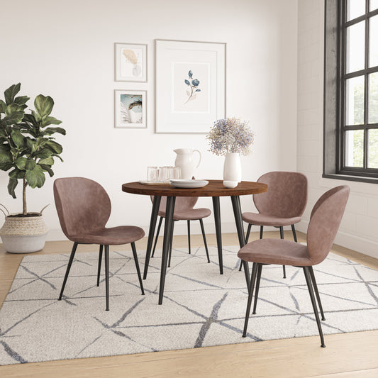42" Prelude Round Dining Table - Walnut - JFN