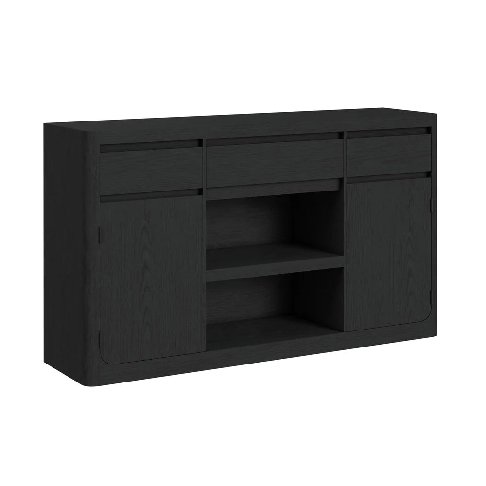 62" Rosalie Server - Blk - ELMT