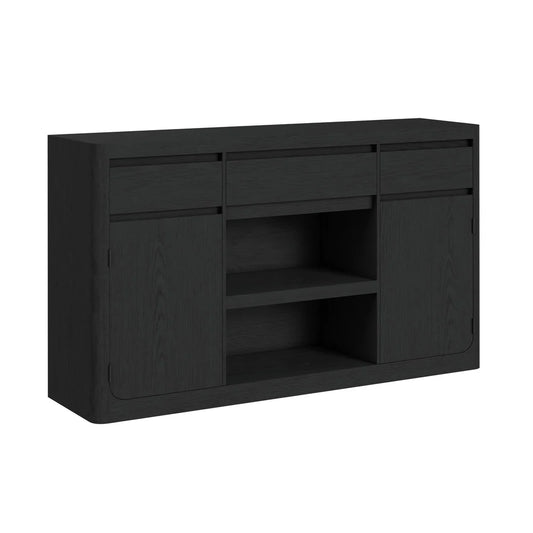 62" Rosalie Server - Blk - ELMT