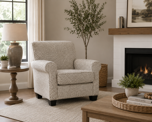 500 Quinn Accent Chair - B. A. Alabaster - PFI