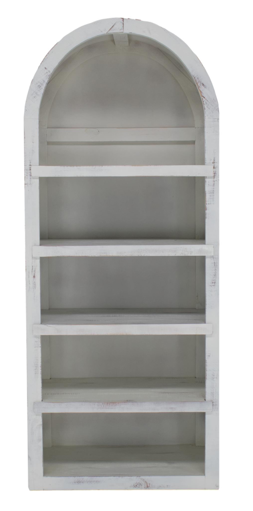 78"Edna Bookcase -  Nero White - SPN