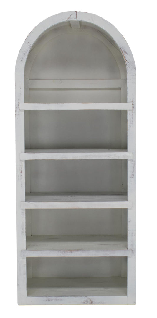 78"Edna Bookcase -  Nero White - SPN