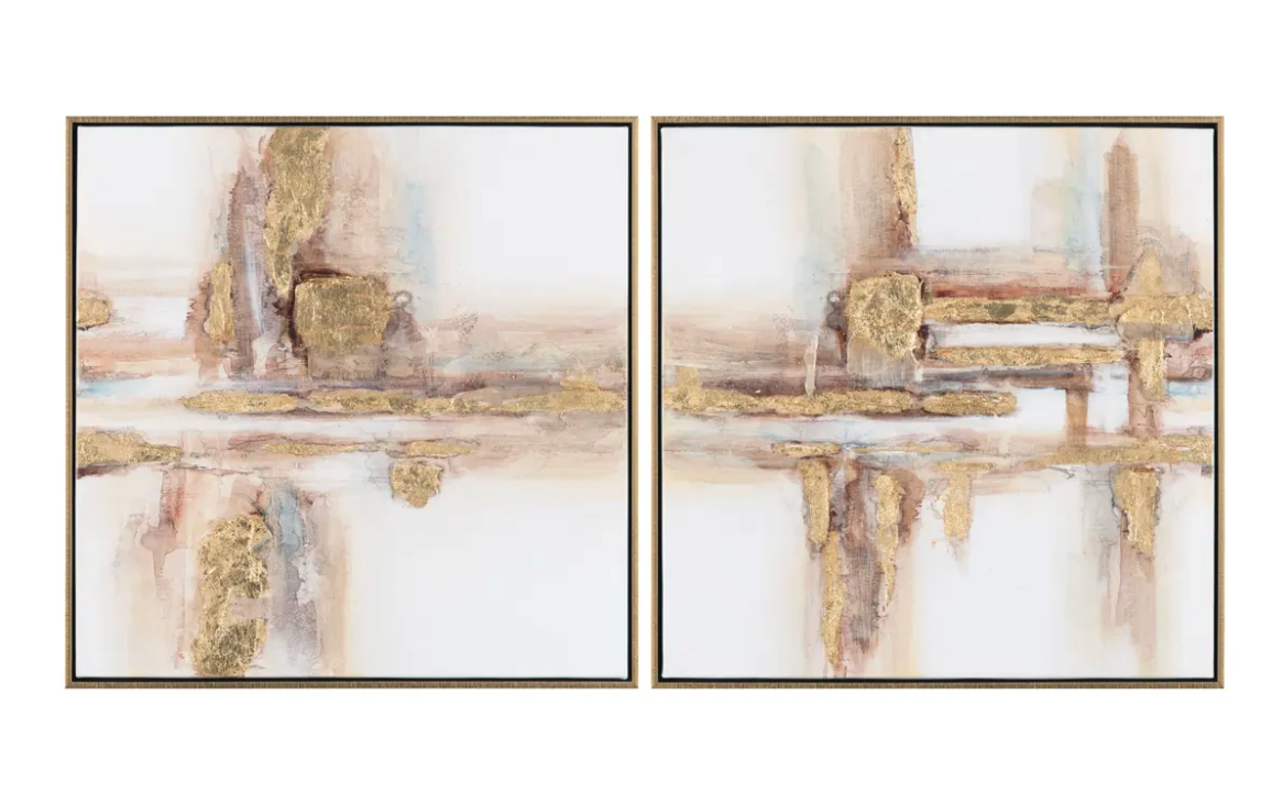 S/2 ZURI WALL ART 24x24 | CVC