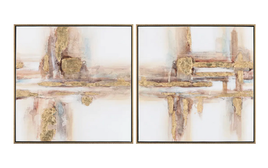 S/2 ZURI WALL ART 24x24 | CVC