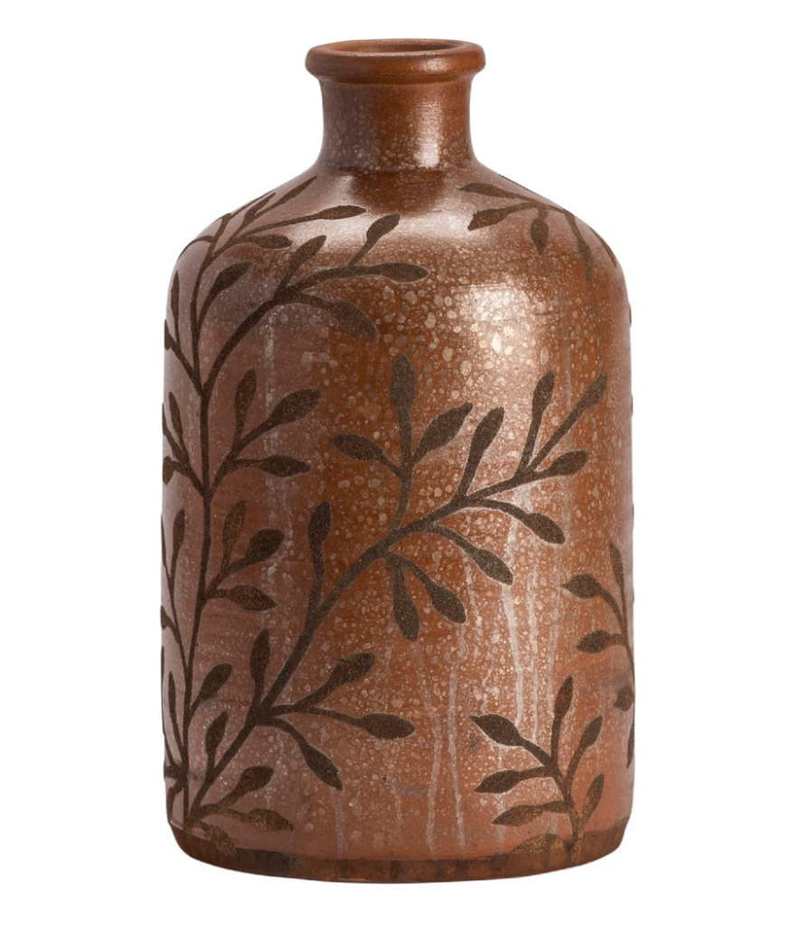 12"Austin  Painted Vase