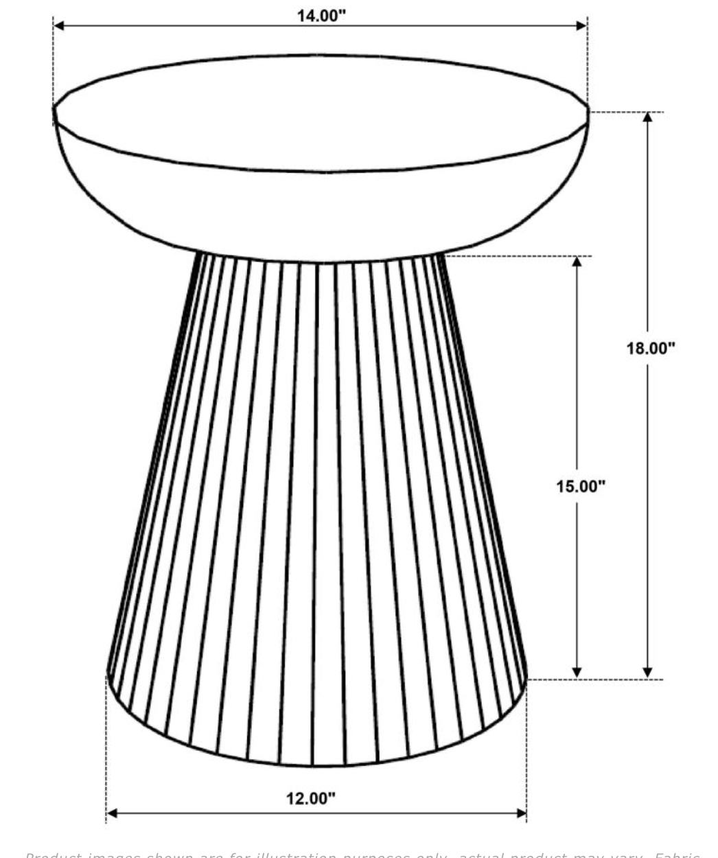 AUERO ACCENT TABLE - HONEY - CFC