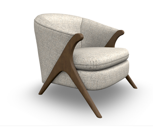 Tatiana Accent Chair - Quartz - BHF