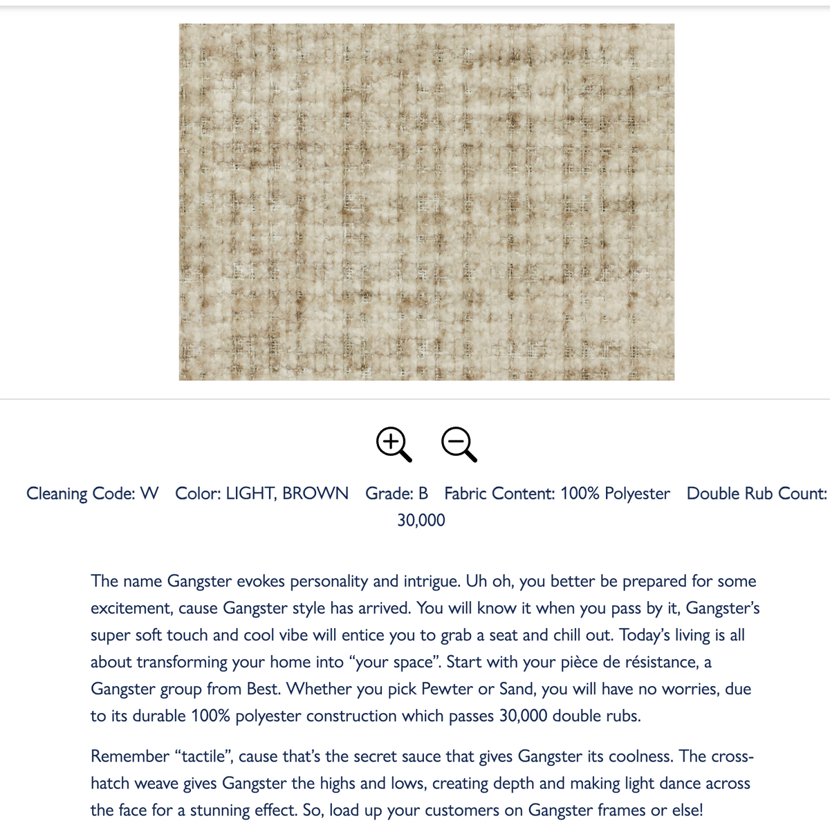 KERSEY SW/ GL/REC - DOVE - BHF