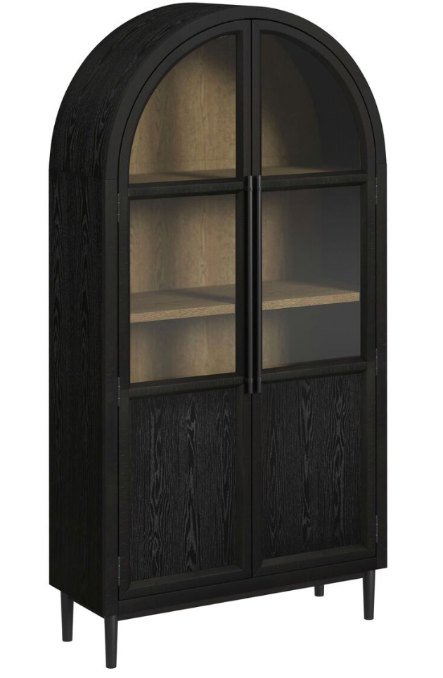 89"Taurus Arched Bookcase - ELMT