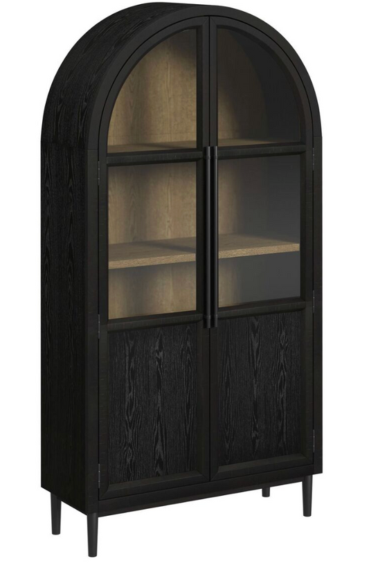 89"Taurus Arched Bookcase - ELMT