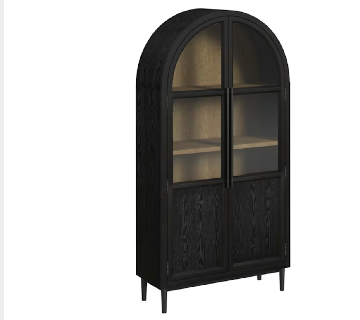89"Taurus Arched Bookcase - ELMT