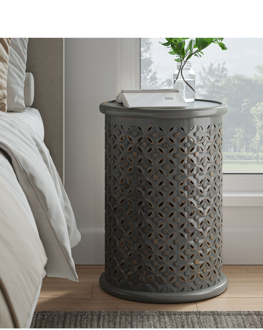 Decker Large Drum - Grey - JFN