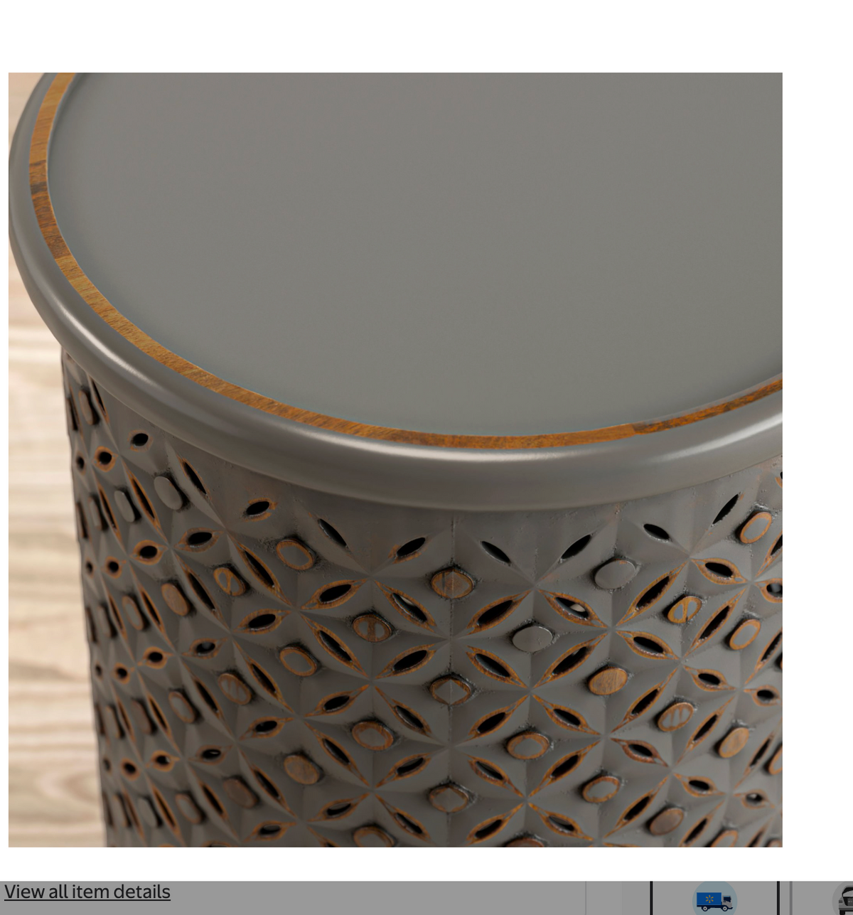 Decker Large Drum - Grey - JFN