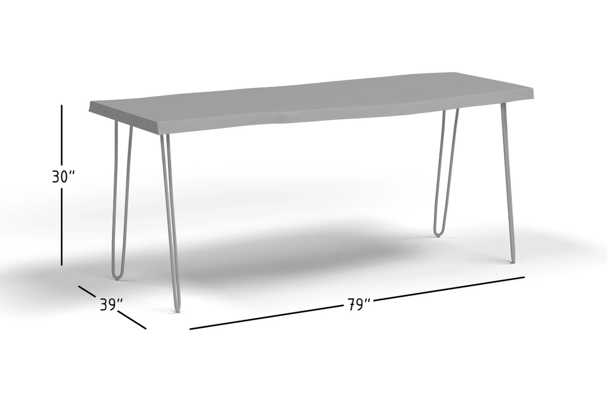 Nature's Edge 79" Dining Table - Slate -  JFN
