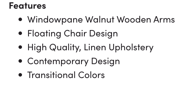 Furman Accent Chair - Linen - ELMT
