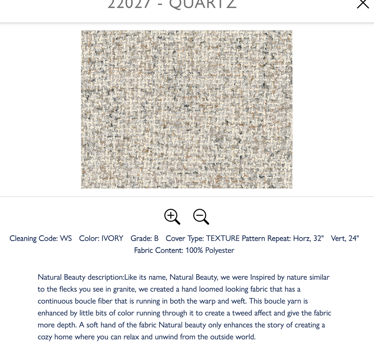 Tatiana Accent Chair - Quartz - BHF
