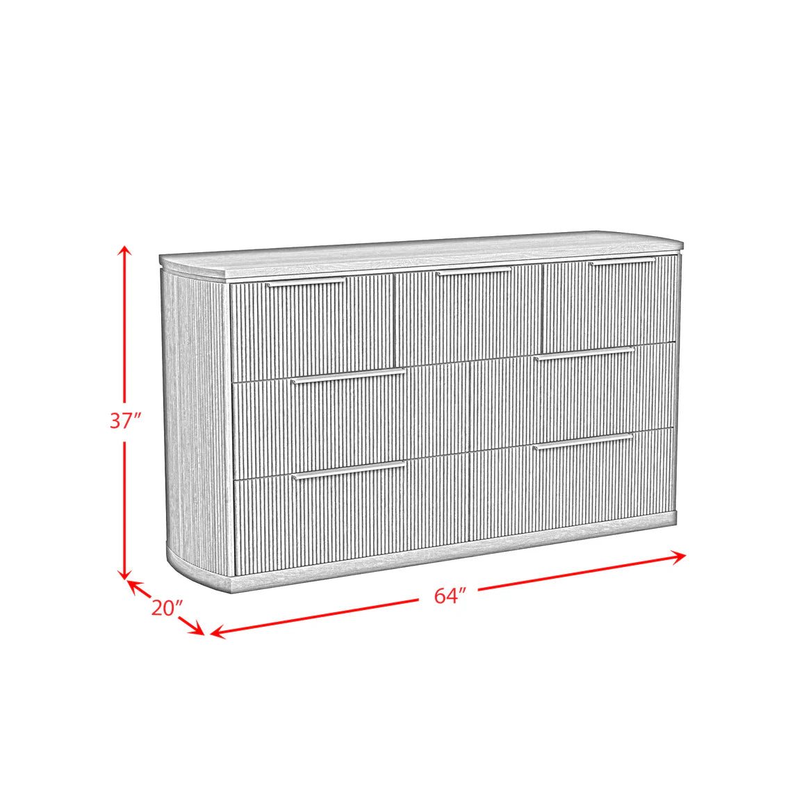 Sylvie 7 Dr Dresser - Nat - ELMT