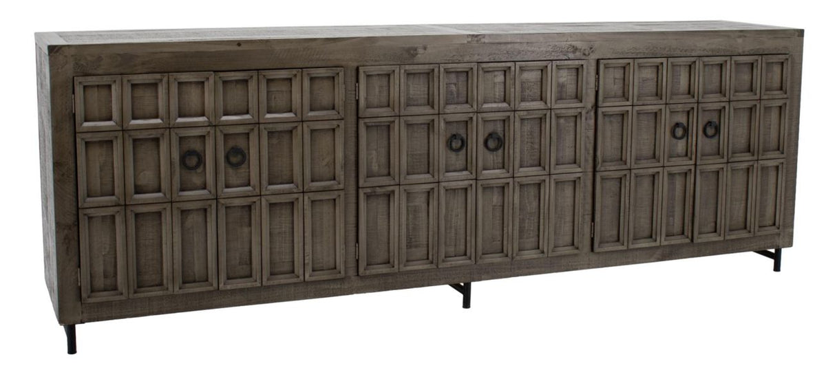 Dolly 6 Door Console - Granite - SPN