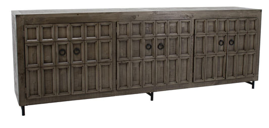 Dolly 6 Door Console - Granite - SPN
