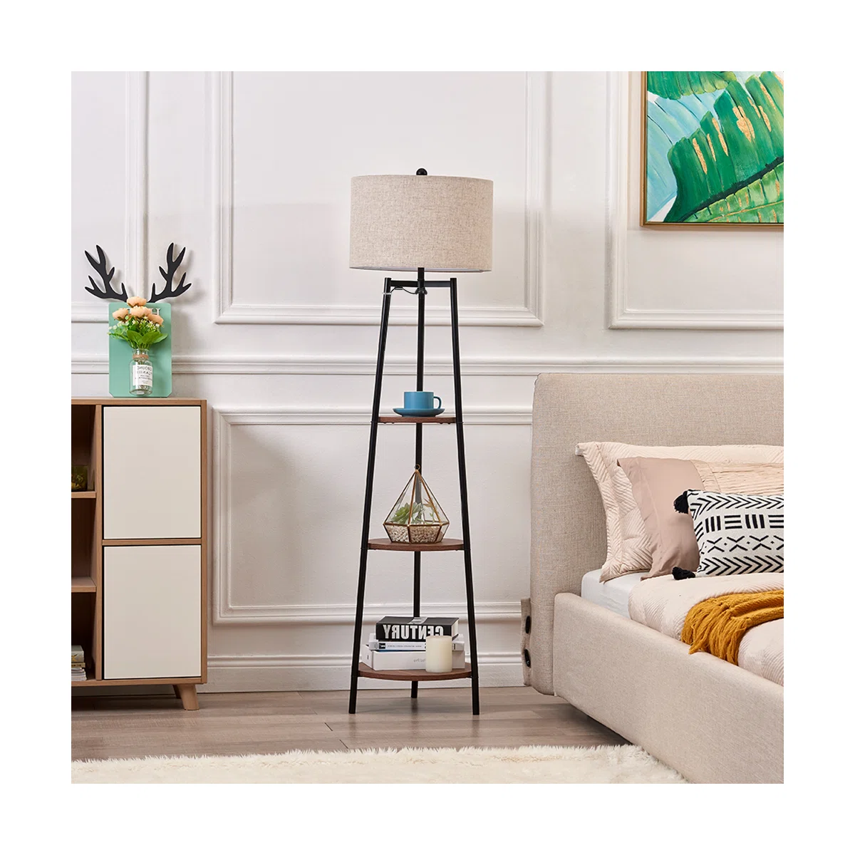 Snow Hill Shelf Floor Lamp -LGC