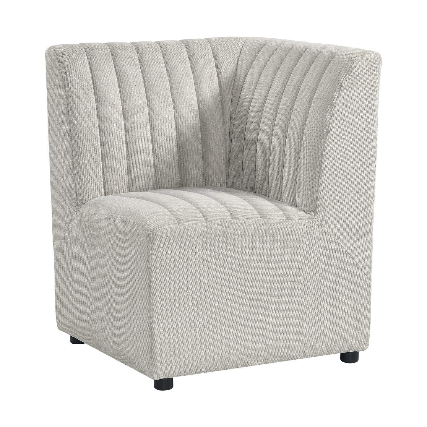 Jemma Upholstered Corner Chair - BGE - ELMT