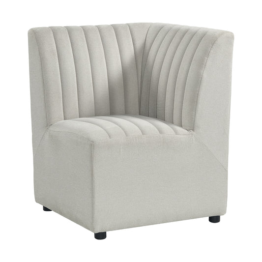 Jemma Upholstered Corner Chair - BGE - ELMT